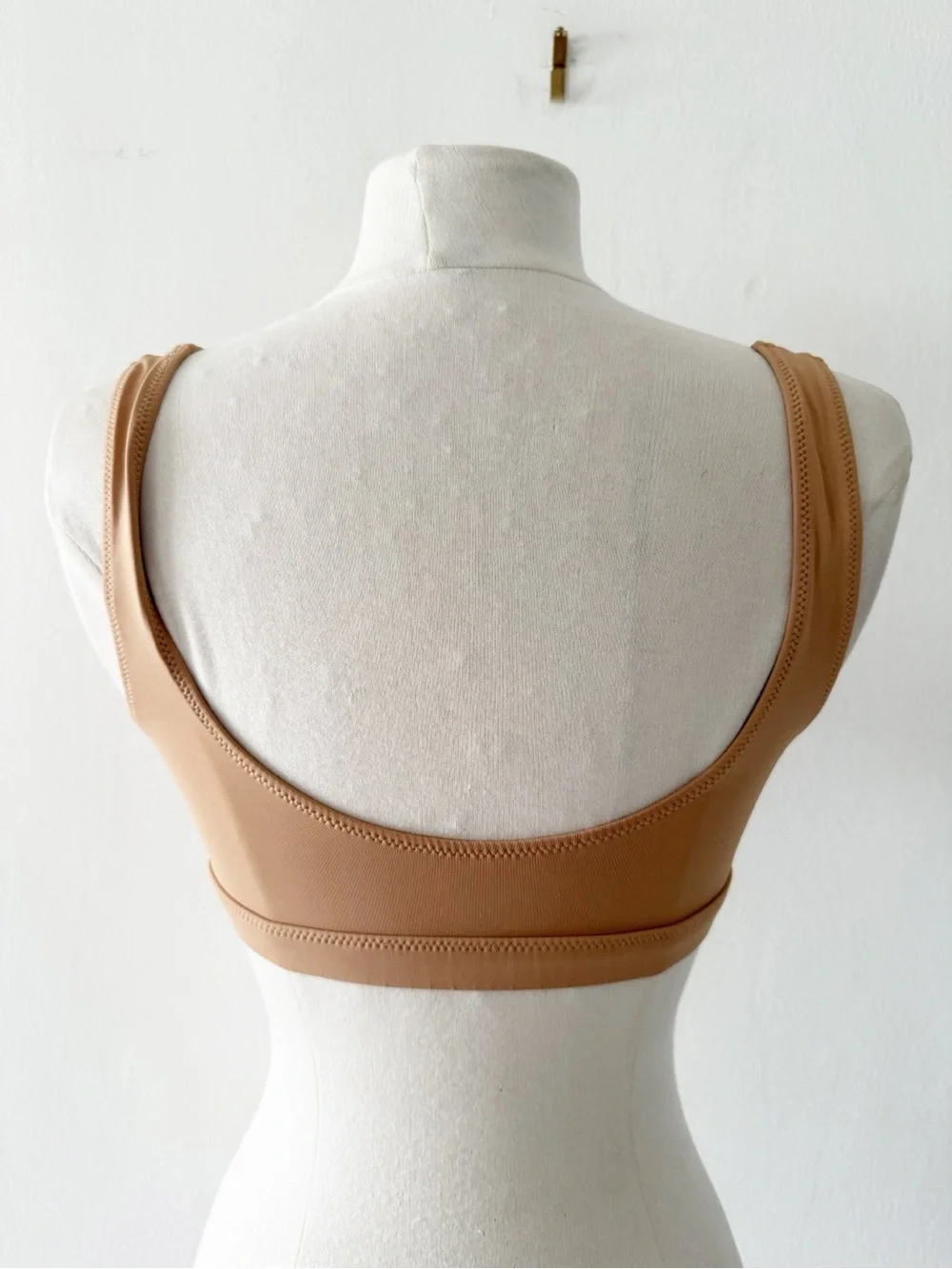 SKIMS Recycle Swim Tank Bikini Top Natural Tan Color Size Small (S)